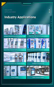 21.5인치 1920*1080 16:9 팬리스 내장형 IP65 전면 방수 산업용 리눅스/안드로이드/윈도우 올인원 터치스크린 패널 <span class=keywords><strong>PC</strong></span> - Product Image 5