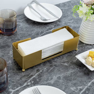 Porte-serviettes en métal doré de haute qualité pour les mariages, les restaurants et les hôtels au meilleur prix de l'Inde - Product Image 4