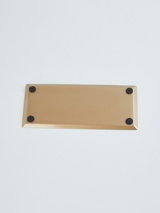 Bandeja rectangular de oro de gran oferta para uso en fiesta de boda de hotel restaurante al mejor precio de la India - Product Image 3