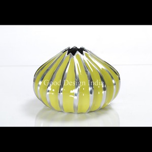 2024 lujo personalizado decoración del hogar Metal esmalte diseño moderno jarrón de Mesa para el hogar y la decoración de la Mesa jarrón de metal jarrón costero - Product Image 3