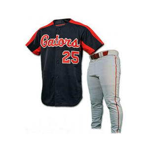 Venta caliente de encargo Jersey de béisbol Softball desgaste camisetas deportivas Stitch sublimado bordado Jersey de béisbol - Product Image 1