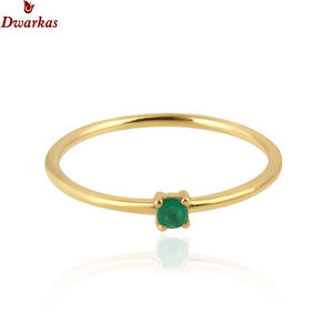 Bague minimaliste faite à la main en argent sterling 925 plaqué or 18 carats pierre de lapis belle conception simple bague de fête pour femmes - Product Image 5