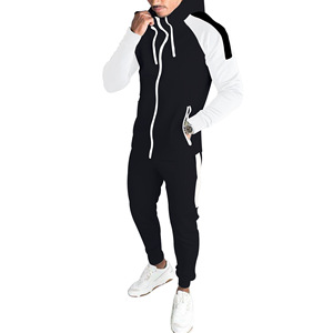Combinaisons de jogging simples confortables de haute qualité, survêtement d'entraînement à fermeture éclair pour hommes - Product Image 4