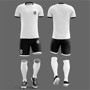 Custom Team Soccer Jersey Set High Quality Full Set Polyester Football Uniform Kit Quality Soccer Wear - Product Image 1