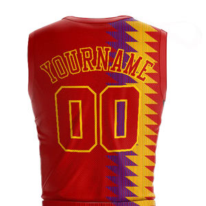 100% polyester meilleure qualité Bsci basket-ball uniforme vêtements de sport nouveau Design prix de gros uniforme de basket-ball - Product Image 4