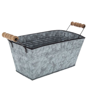 Durable Quality Galvanized Multi Compartment <b>Kitchen</b> <b>Utensils</b> Caddy Newest Style Industrial Galvanized Caddy - Product Image 2