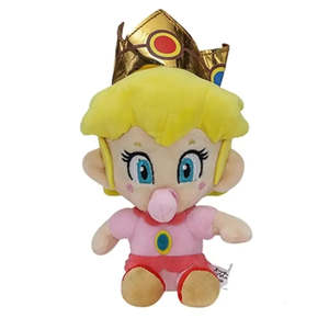 Peluche de Princesa Peach Daisy Rosalina para Niñas, Súper Suave, 13 cm, ODM, Personalizable, Relleno de Algodón PP - Product Image 3