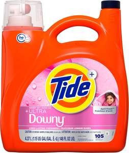 Detergente Líquido para Ropa Tide Plus Boost of Ultra Downy, Aroma April Fresh, 148 fl oz, 105 Lavados - Product Image 2