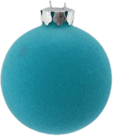 Adorno de árbol de Navidad de plástico con estilo moderno de 8cm con varios colores bola flocada suministros de vacaciones de Navidad - Product Image 3