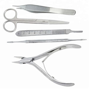Kit d'instruments de podologie pour ongles incarnés, coupe-ongles à ressort épais, lime à ongles en acier inoxydable à large ouverture de mâchoire - Product Image 1