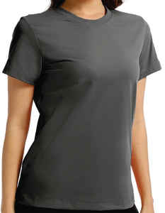 Camisetas de manga corta para hombre y mujer, moda informal, redefinida, holgada, de punto pesado, con acabado bordado - Product Image 1