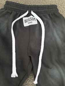 Survêtement personnalisé à fermeture éclair vintage délavé à l'acide coupe ample 100% coton imprimé bouffant pantalon de survêtement lourd - Product Image 6