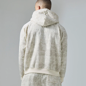 Suéter de camuflaje de gran tamaño de algodón personalizado de alta calidad para Hombre Sudaderas con capucha y sudaderas con estampado de pantalla - Product Image 5