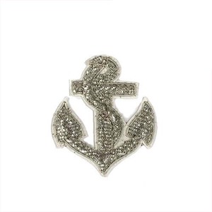 Écussons brodés de perles en fil métallique de haute qualité, petites étoiles dorées, fil métallique, épingle de sûreté promotionnelle, personnalisables en tissu - Product Image 2