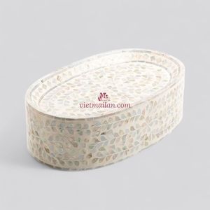 Base para Pastel Hecha a Mano con Núcleo de Bambú y Madreperla, Ecológica, para Exhibición de Postres de Ramadán Iftar y Decoración de Mesa, de Vietnam - Product Image 5