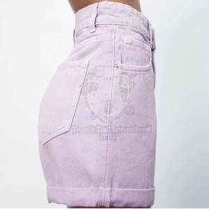 Fashion Apparel Comfortable Women <b>Jeans</b> <b>Shorts</b> In Low MOQ Best-Selling <b>High</b> Quality <b>Jeans</b> <b>Shorts</b> For Women - Product Image 5