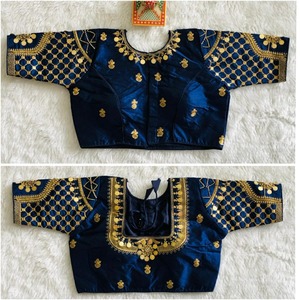 Modern Phantom Silk Khatli Work Saree Calidad óptima Codificación pesada Zari Work Moda Tradicional Fiesta Desgaste Bodas - Product Image 5