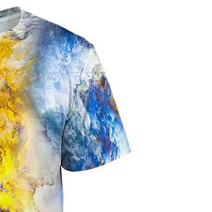 Camiseta de sublimación de poliéster 100% de alta calidad con diseño OEM, color personalizado, respetuoso con el medio ambiente, transpirable para hombre - Product Image 5