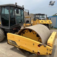 Compacteur vibrant à tambour unique Volvo SD200 d'occasion, poids de travail 20 tonnes, compacteur de construction d'occasion d'origine suédoise