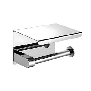 El soporte de papel higiénico de metal bien diseñado mantiene el papel higiénico en su lugar de forma segura, evitando que se enrolle o se deslice de forma inapropiada. - Product Image 1