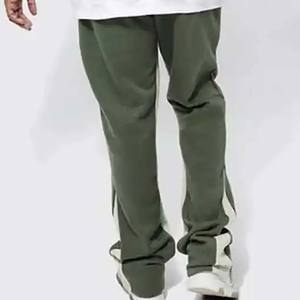 กางเกงผ้าฝ้ายขายาวสำหรับผู้ชายสีพื้นแบบลำลองสำหรับสตรีทจ็อกเกอร์ขายาวตาม100% สั่ง - Product Image 4