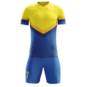 Uniformes de fútbol de nuevo estilo 2025, precio barato, ropa de fútbol, conjunto de equipo de impresión por sublimación para hombres, uniforme de fútbol - Product Image 5