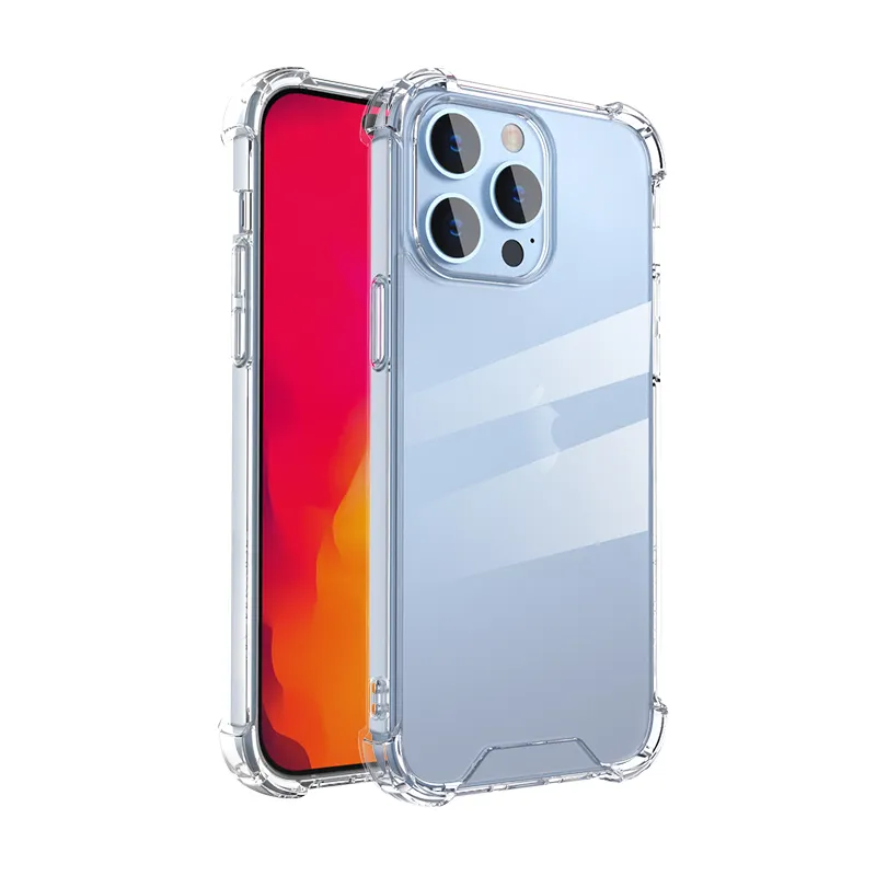 2023 nuovo per iPhone 14 Pro Max custodia per telefono trasparente custodia spaziale custodia per cellulare Crystal Clear Cover posteriore angolo antiurto per iPh