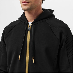 Breathable Cotton <b>Hoodie</b> with Front <b>Pockets</b> & <b>Zip</b> Custom Logo <b>Hoodie</b> OEM ODM Service Trendy Oversized <b>Hoodie</b> for Street Fashion - Product Image 6