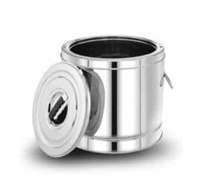 Grande marmite en acier inoxydable 10LTR avec fond à induction Design classique Vente à forte demande pour casseroles en métal pour soupe - Product Image 1