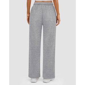 Fabricant de pantalons de survêtement personnalisé femmes pull pantalon unisexe de haute qualité décontracté polaire pantalon de survêtement en gros - Product Image 4