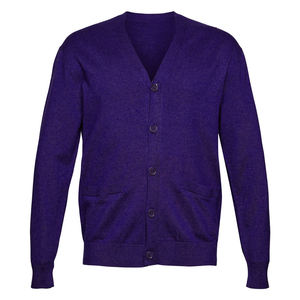 Cardigan en polaire à col en V pour sororité universitaire et fraternité, chaleur, logo brodé, pulls décontractés en tricot, applique boutonnée pour le printemps - Product Image 3