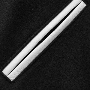 Vestes de basket-ball en laine tricotée brodée, coupe-vent, style universitaire, pour hommes et femmes, personnalisées, de haute qualité, dernier modèle, OEM - Product Image 3