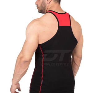 Camiseta sin mangas de hombre de color personalizada al por mayor ropa deportiva camiseta sin mangas personalizada para hombre Camiseta sin mangas de hombre - Product Image 2