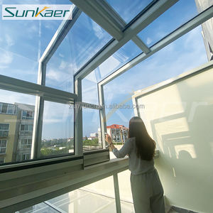 Cubierta de aluminio promocional del patio del Sunroom del diseño moderno al aire libre con la cubierta del cenador de las casas del policarbonato y la cubierta del calentador del patio - Product Image 2