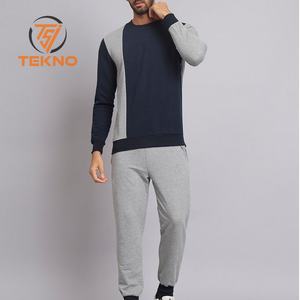 ชุดเสื้อสเวตเตอร์ & กางเกงสำหรับผู้ชายผ้าคอตตอนซักด้วยกรดโดนแดดซีดจางทำจากผ้าฝ้าย100% รุ่นเฮฟวีเวตออกแบบได้ตามต้องการ - Product Image 1