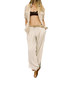 Chemise en coton boutonnée décontractée de qualité supérieure pour femme avec manches retroussables pour un usage quotidien et un voyage pour la vente à l'exportation - Product Image 3