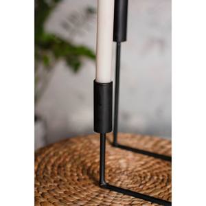 Candélabre moderne en métal noir Bougeoir conique en métal Centres de table Décoration intérieure Chandelier en fer - Product Image 2