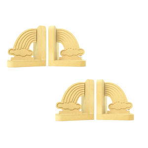 Sujetalibros de madera tallada personalizados para Decoración de mesa del hogar, suministros a granel hechos de madera natural - Product Image 5