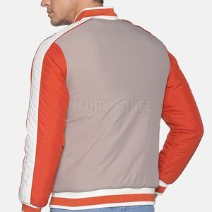 Blousons bombardiers chauds imprimés de haute qualité personnalisés OEM Meilleures ventes avec col montant Saison d'hiver Position du logo avant Prix bon marché - Product Image 2