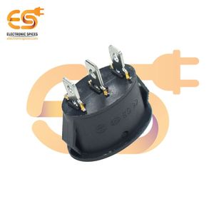 ÉPICES ÉLECTRONIQUES SJ8906A 250V SPDT Interrupteur à bascule rond noir 3 broches avec haute durabilité - Product Image 5