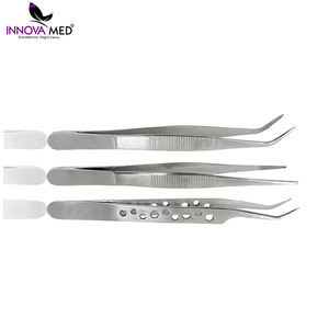 Pinzas para Artistas de Pestañas de Marca Privada, Pinzas de Acero Inoxidable para Extensión de Pestañas con Punta de Fibra Nano Grip, Herramienta de Belleza de innovamed - Product Image 5