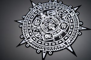 Aztec Calendar Custom Motorcycle <b>Patches</b> Multicolor Iron-<b>On</b>/<b>Sew</b>-<b>On</b> Jacket Vests Work Shirts Back <b>Patches</b> Original Heart Hat - Product Image 5