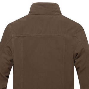 Chaqueta vaquera para hombre, color sólido personalizado, para exteriores, de peso pesado, transpirable, de Color sólido, chaqueta de estilo informal de secado rápido para hombre - Product Image 6