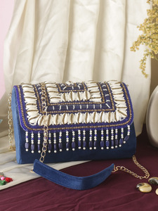 Pochettes à broder en gros pochettes pour femmes en vrac faveurs de mariage indien sac à main pour femmes brutes au prix le moins cher par LUXURY CRAFTS - Product Image 2