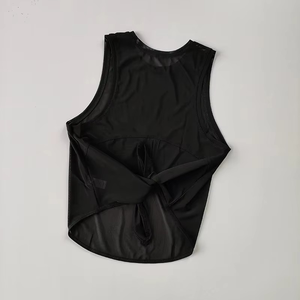 Camiseta de Yoga para Mujer, Cuello Redondo, Personalizada OEM, Ajustada, Ligera, de Spandex/Poliéster, Estampada, Resistente al Viento, Transpirable y Ecológica - Product Image 5