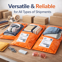Enveloppes en polyéthylène personnalisées pour vêtements, sacs d'emballage imperméables, enveloppes d'expédition écologiques avec marquage personnalisé pour les vêtements