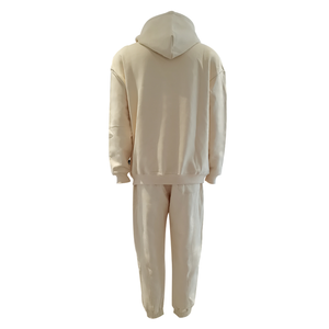 Ensemble sweat à capuche et pantalon de survêtement pour hommes 100% coton Survêtements vierges lourds unisexe de haute qualité avec logo personnalisé - Product Image 5