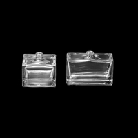 Flacon de parfum en verre de luxe personnalisé de forme carrée sans BPA 100 ml Écologique pour la fragrance d'intérieur