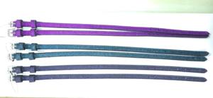 Correa de espuela de Carreras de Caballos inglesa de alta calidad con purpurina de India - Product Image 5