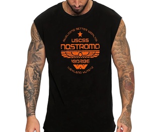 <b>Mens</b> Summer Sleeveless Tank Top | Loose Fit Sports Fitness <b>Vest</b> | Printed Round Neck Casual Shirt | Breathable Comfortable - Product Image 1